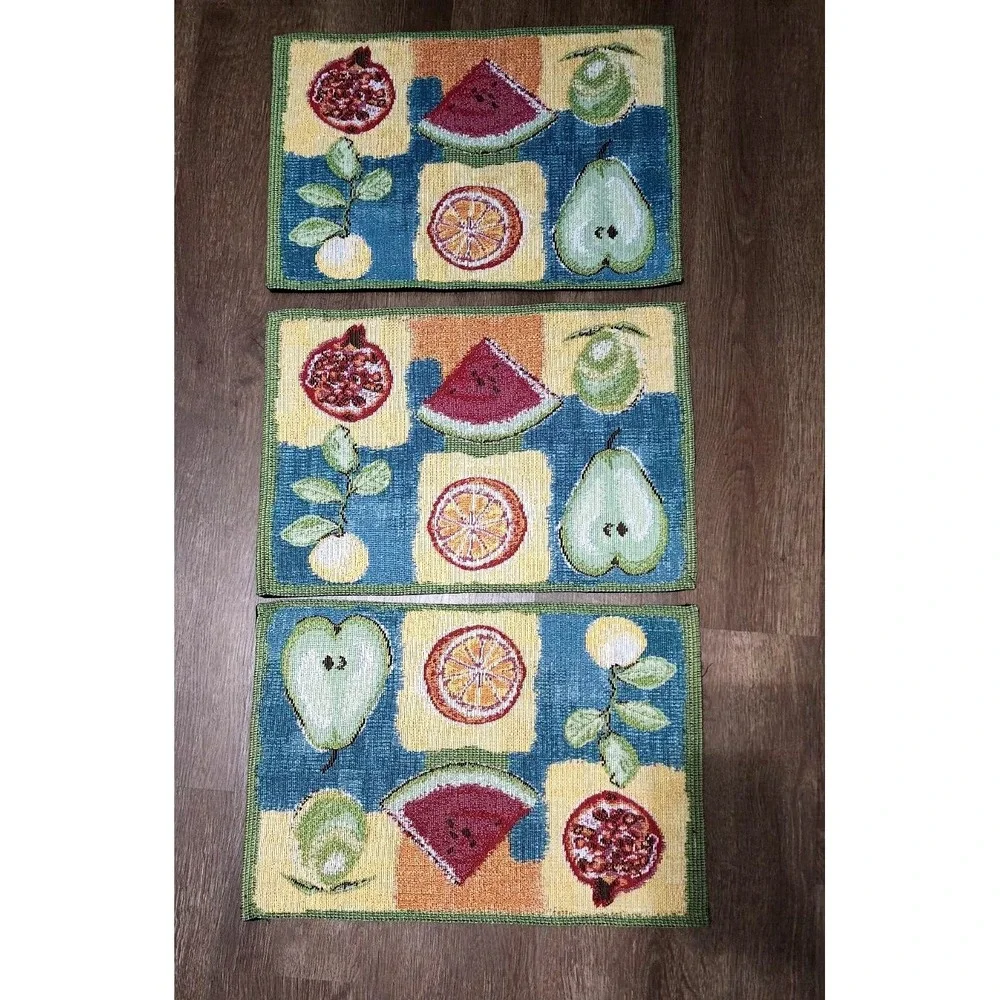 Delightful Fruits Table‎ Mat Placement Set Of 6